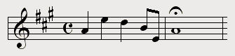 Le rythme : exemple de point d'orgue Le rythme : exemple de point d'orgue