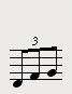 Le rythme : Exemple de triolet 2